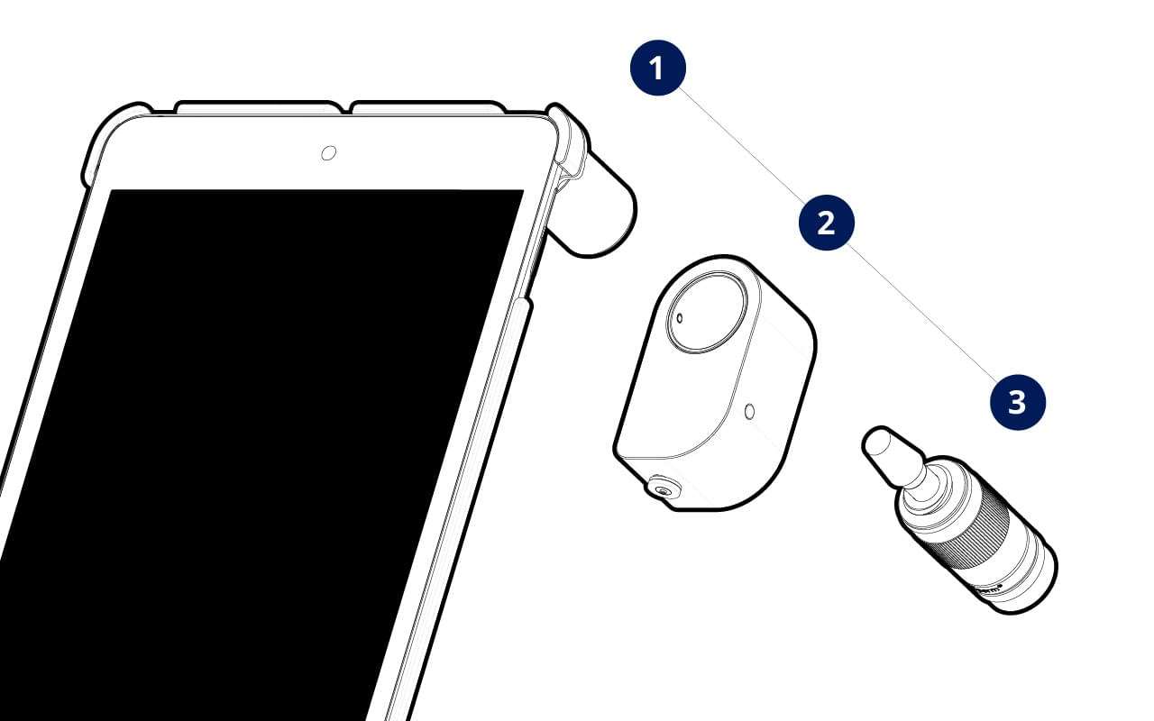 canine dog isperm semen analysis at home in lab portable machine for semen looking at ipad iSperm CASA